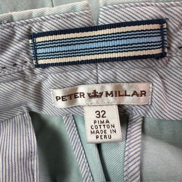 Peter Millar Seafoam Washed Raleigh Twill Chinos in‎ Men's Size 32W x 30L - Picture 5 of 9